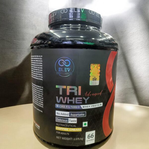 ELEV Tri Whey Advanced Whey Protein 2.375 KG ( 66 Servings)