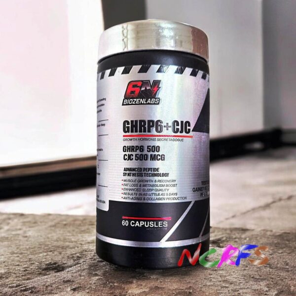 Biozen Labs GHRP6 + CJC 1295 500 MCG 60 Capsules