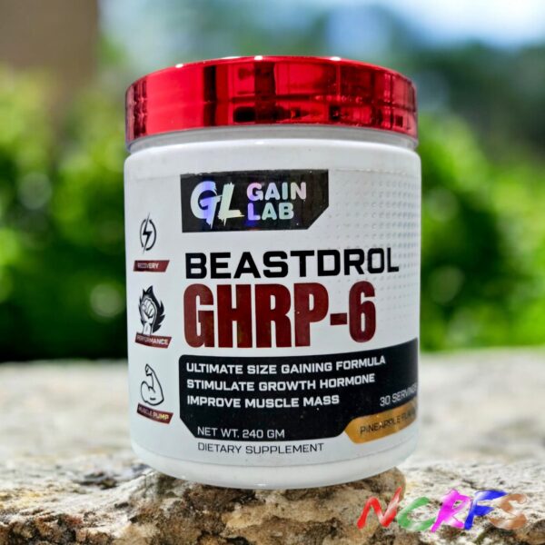 GL Gain Lab Beastdrol GHRP6 240gm 30 Servings