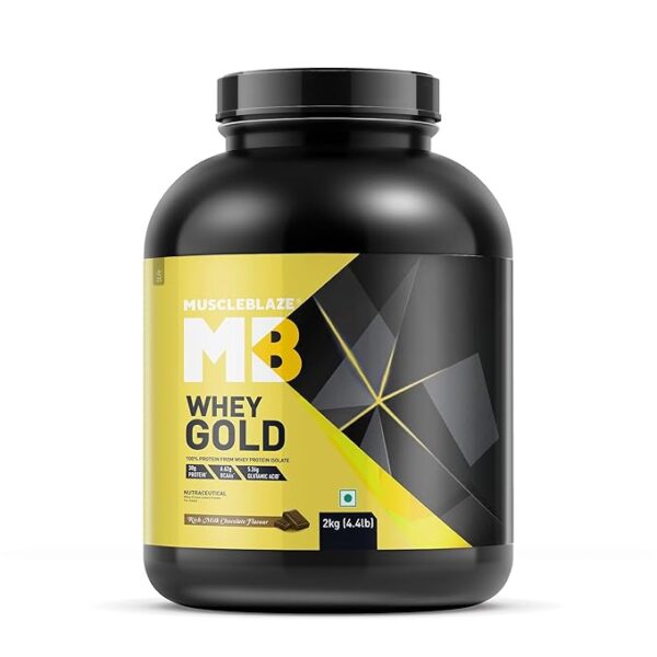 MuscleBlaze Whey Gold Isolate 2kg