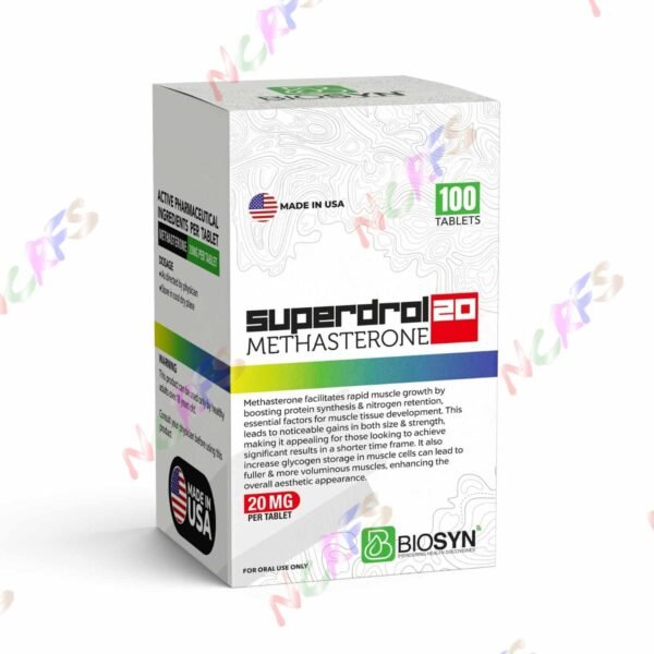 Biosyn Superdrol 20mg 100 Tablets