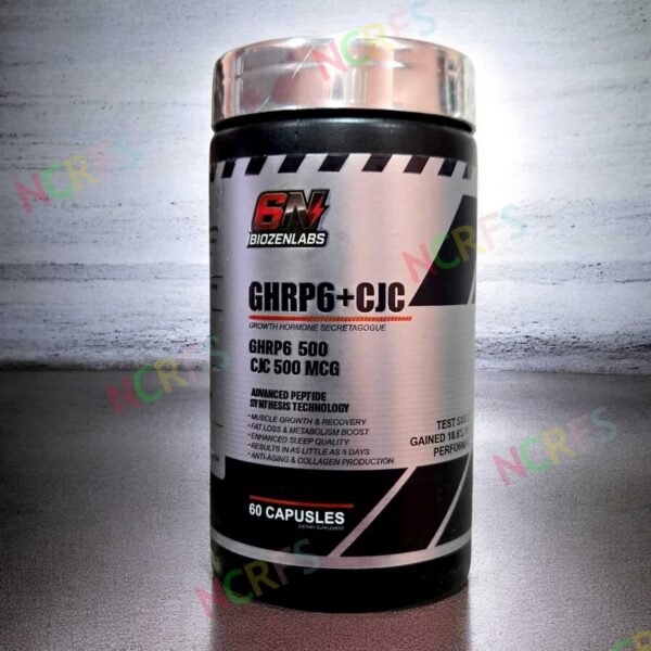 Biozen Labs GHRP6 + CJC 1295 500 MCG 60 Capsules