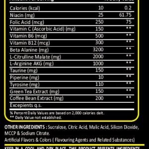 Nasatech AK47 Preworkout 60 Servings