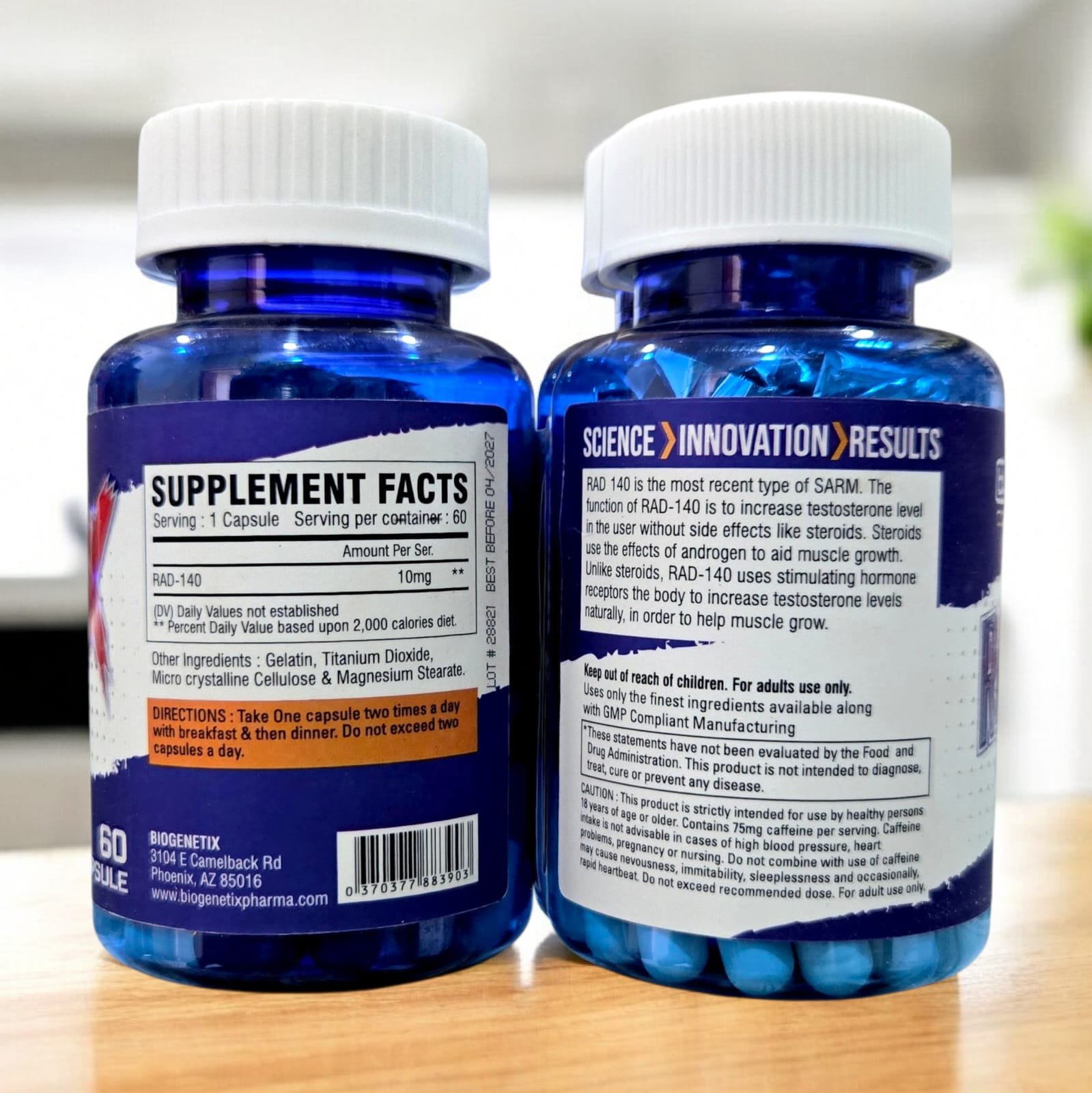Biogenetix RAD140 (Testolone) 10mg (60 caps)