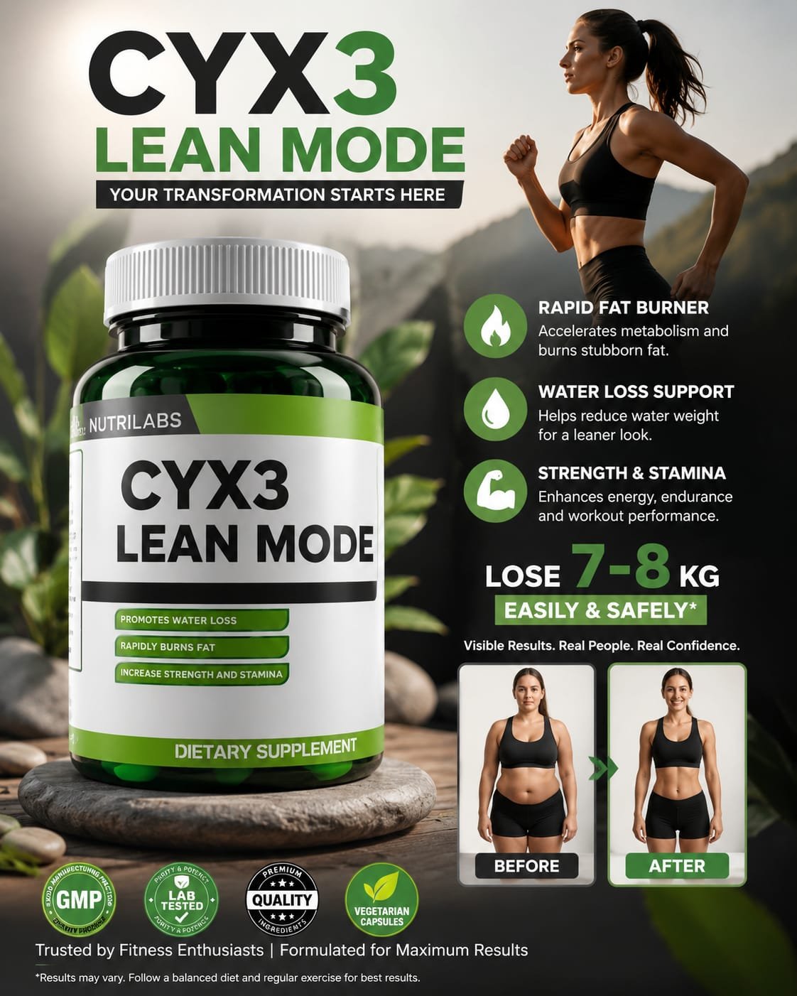 Superior Labs CYX3 Lean Mode 100 Capsules