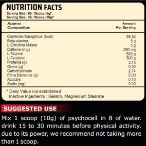 Psycho Muscles Psychocell Tiger Blood 60 Servings