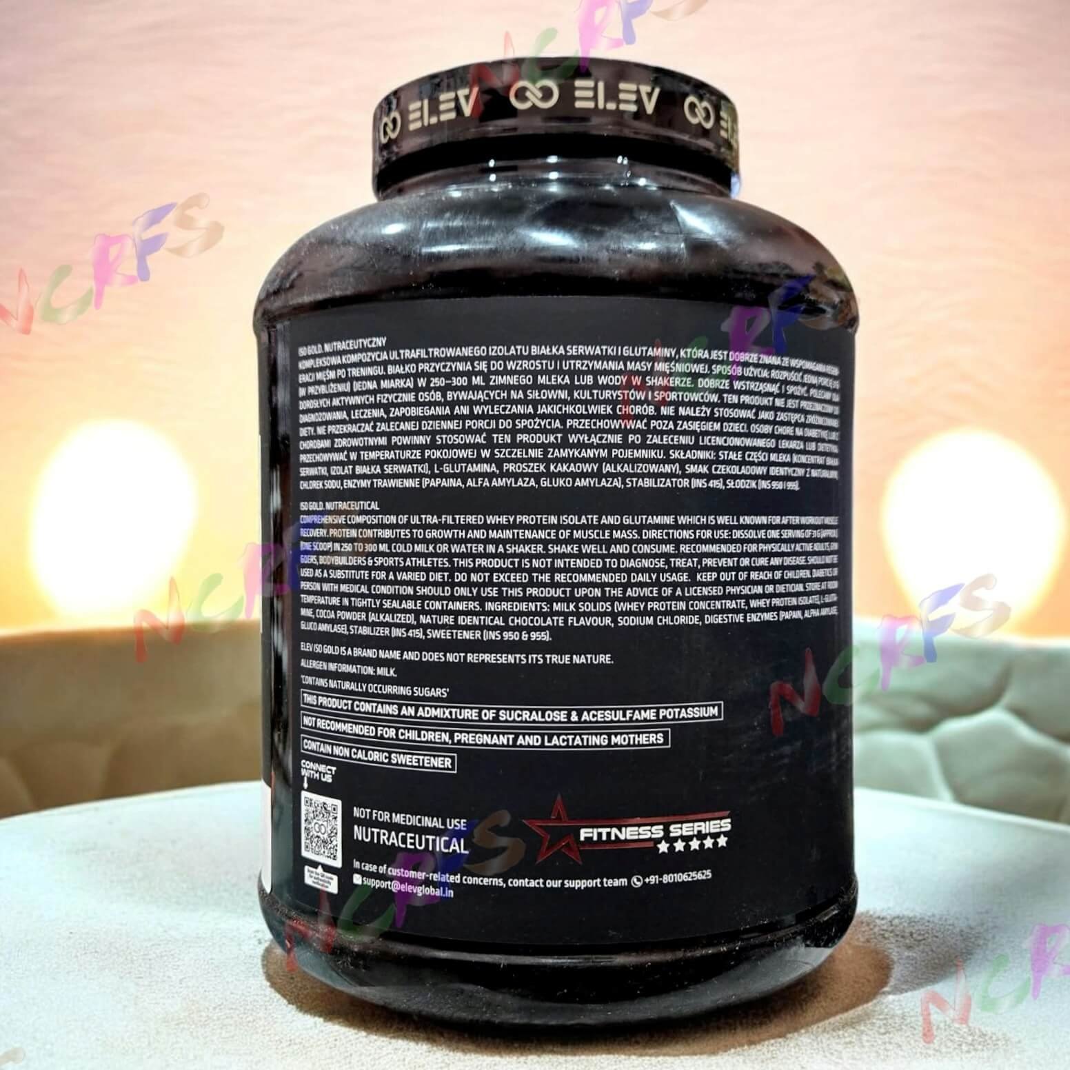 Elev ISO GOLD 2 Kg Whey Protein Powder 65 Servings