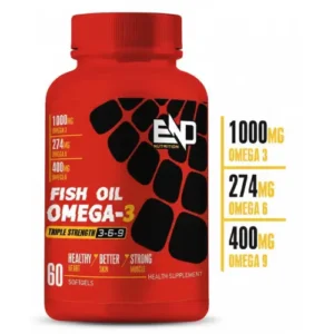End Nutrition Fish Oil with Omega 3 60 Softgels
