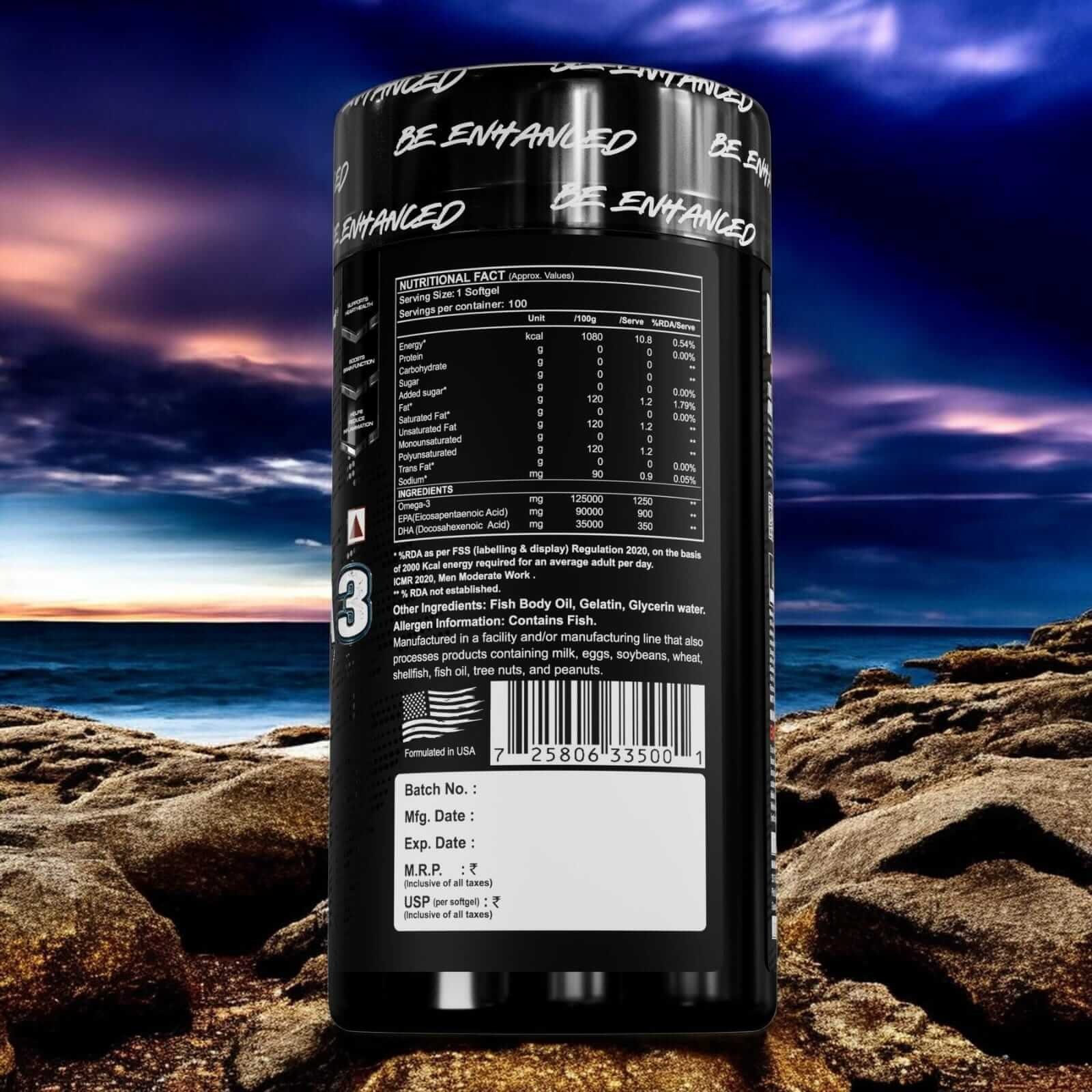 Enhanced Athlete Omega 100 Softgels