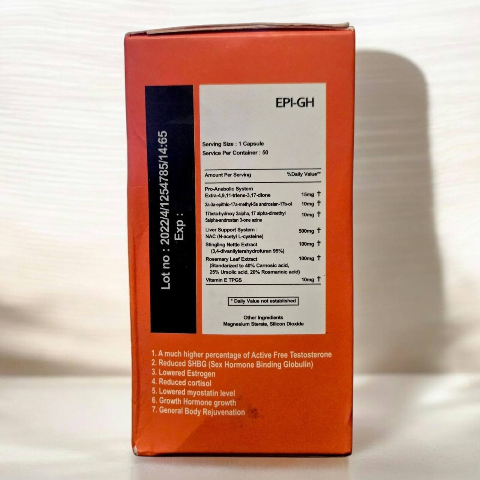 Genx EPI GH 50 Capsules (Growth Hormone and Testosterone)