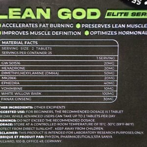Phyzon Labz Lean God 145mg 50 Capsules