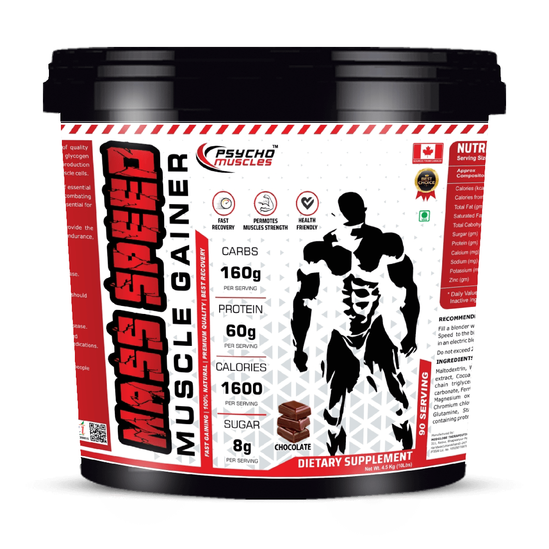 Psycho Muscles Mass Speed Gainer