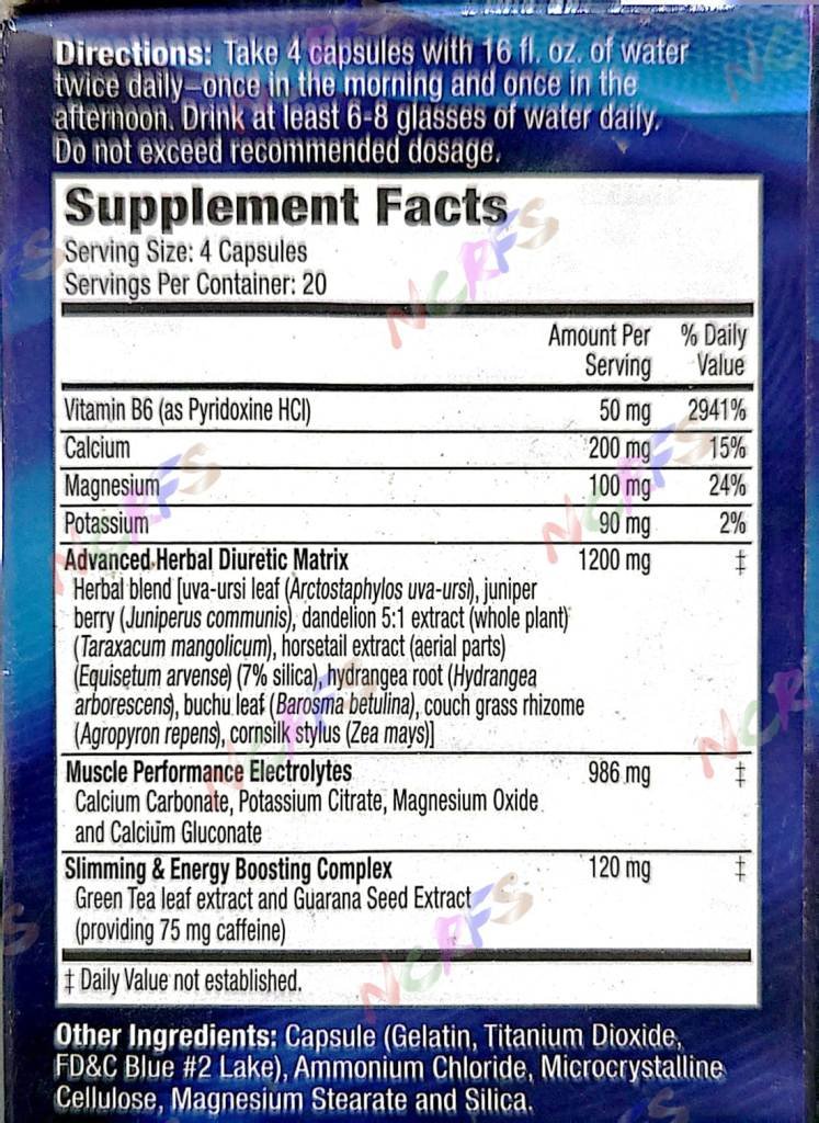 MHP Xpel Diuretic Water Loss 80 Tablets