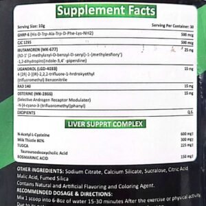 Nasatech GHRP6 Athletedrol CJC 1000mcg Ultra Muscle Size Super Achiever 30 Servings