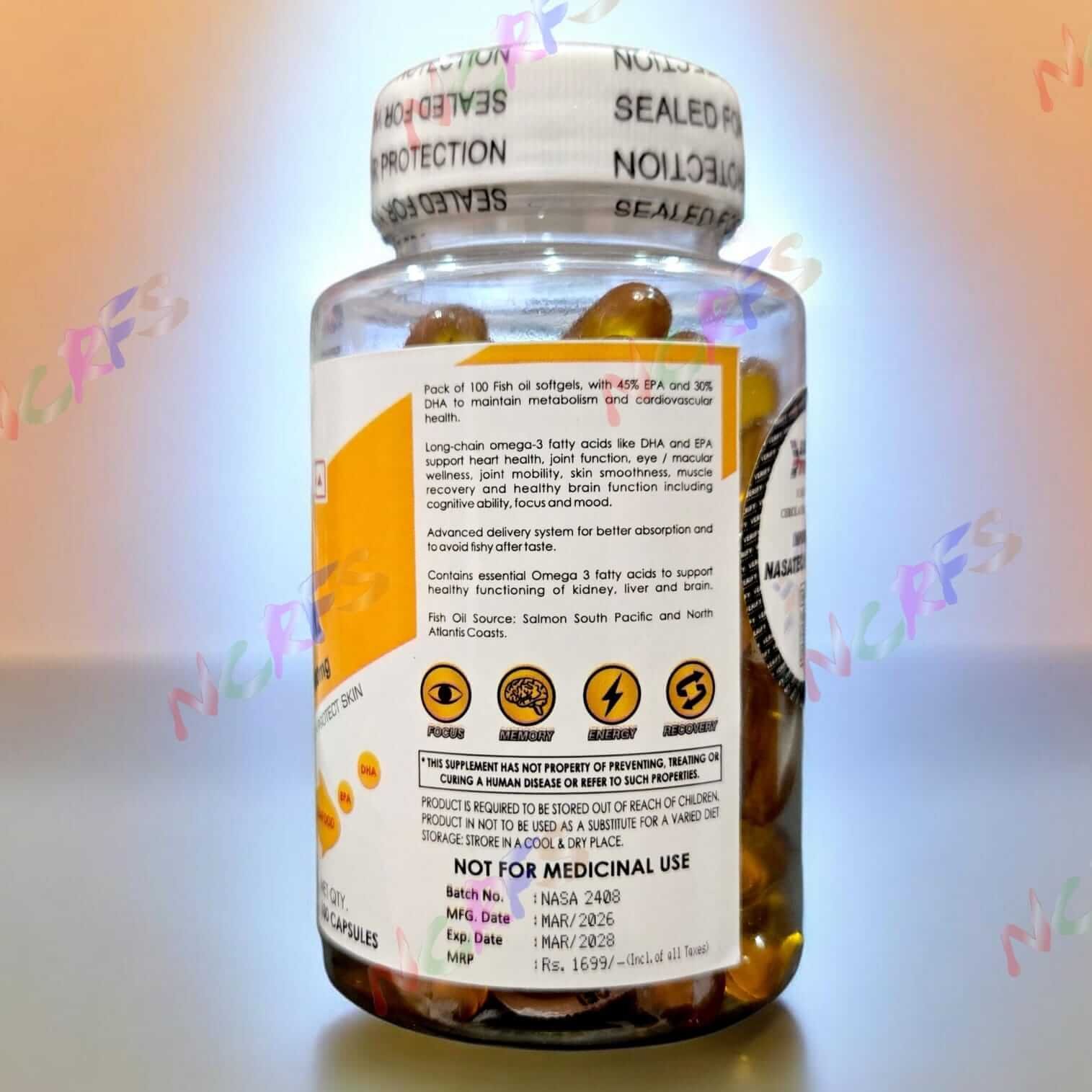 Nasatech Ulka Fish Oil 100 Capsules