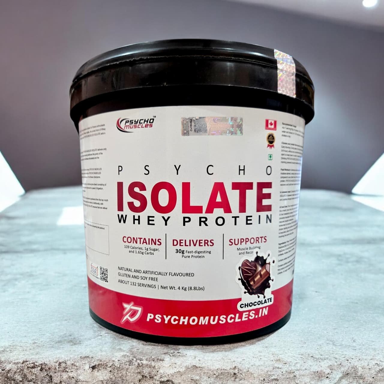 Psycho Anabolic Isolate Whey Protein 8.8 Lbs 4.0 Kg (132 Servings)