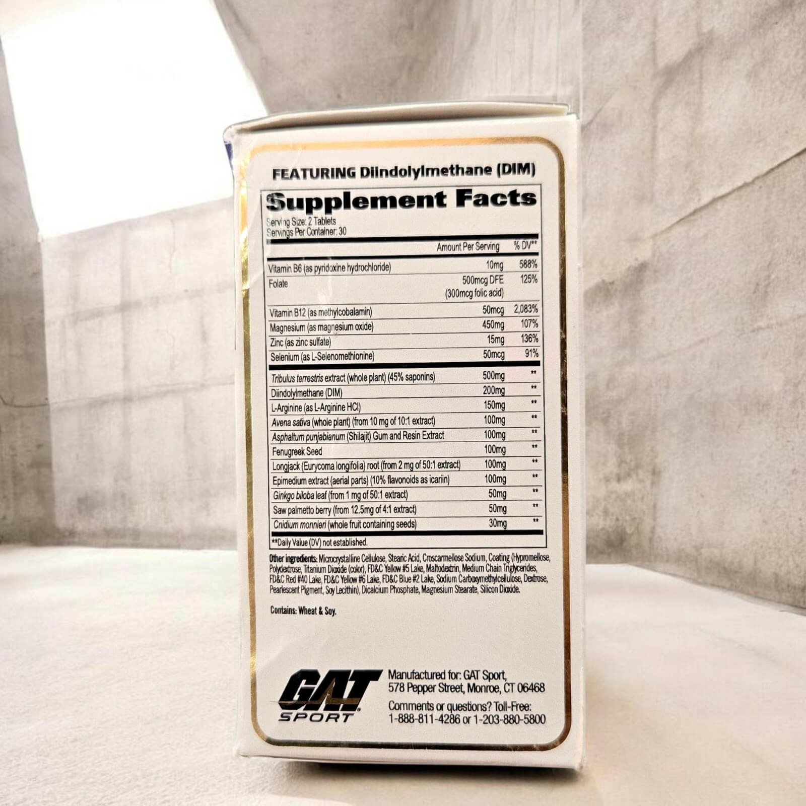 GAT SPORT Testrol Gold ES - 60 Tablets