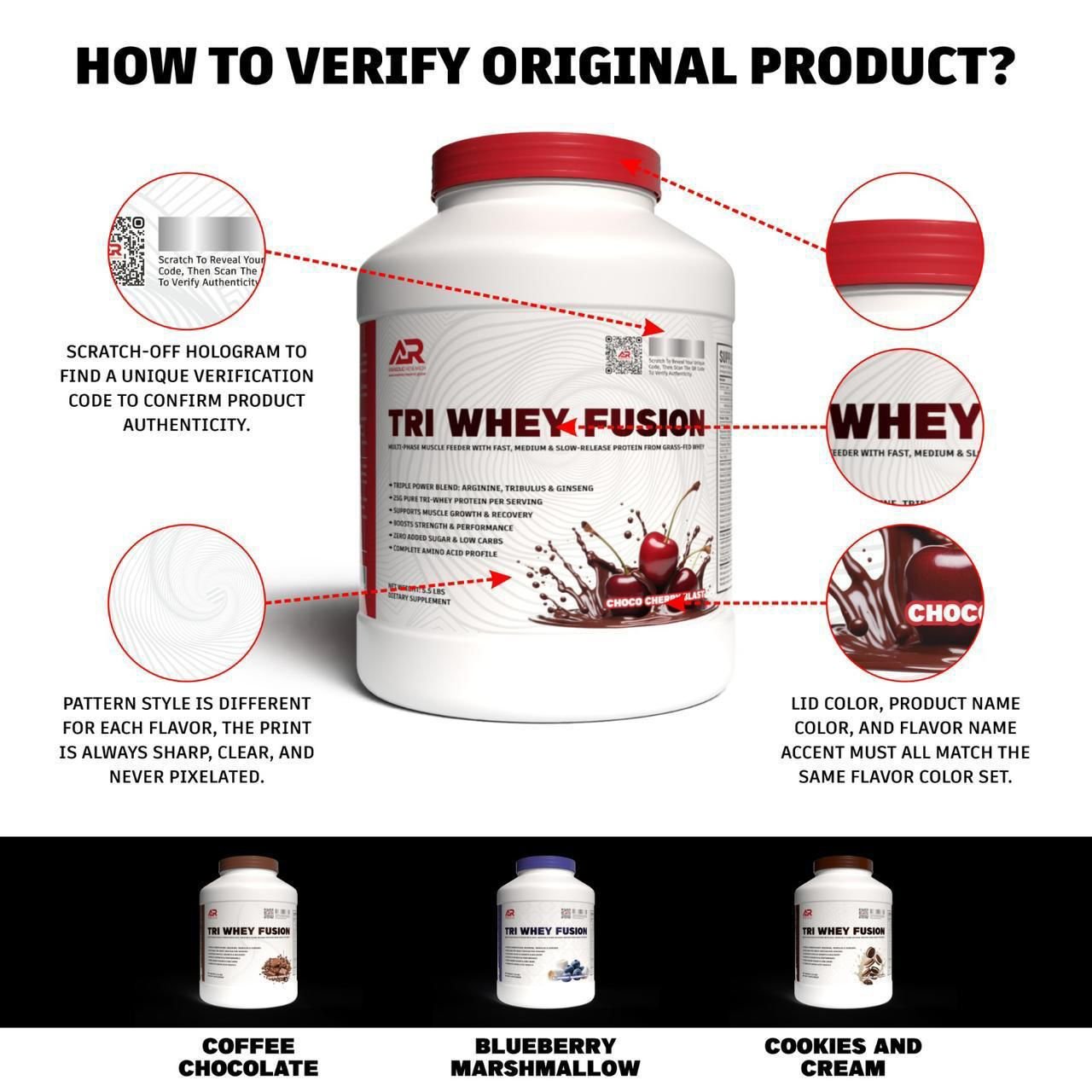 Anabolic Research (AR) TRI Whey Fusion 73 Servings