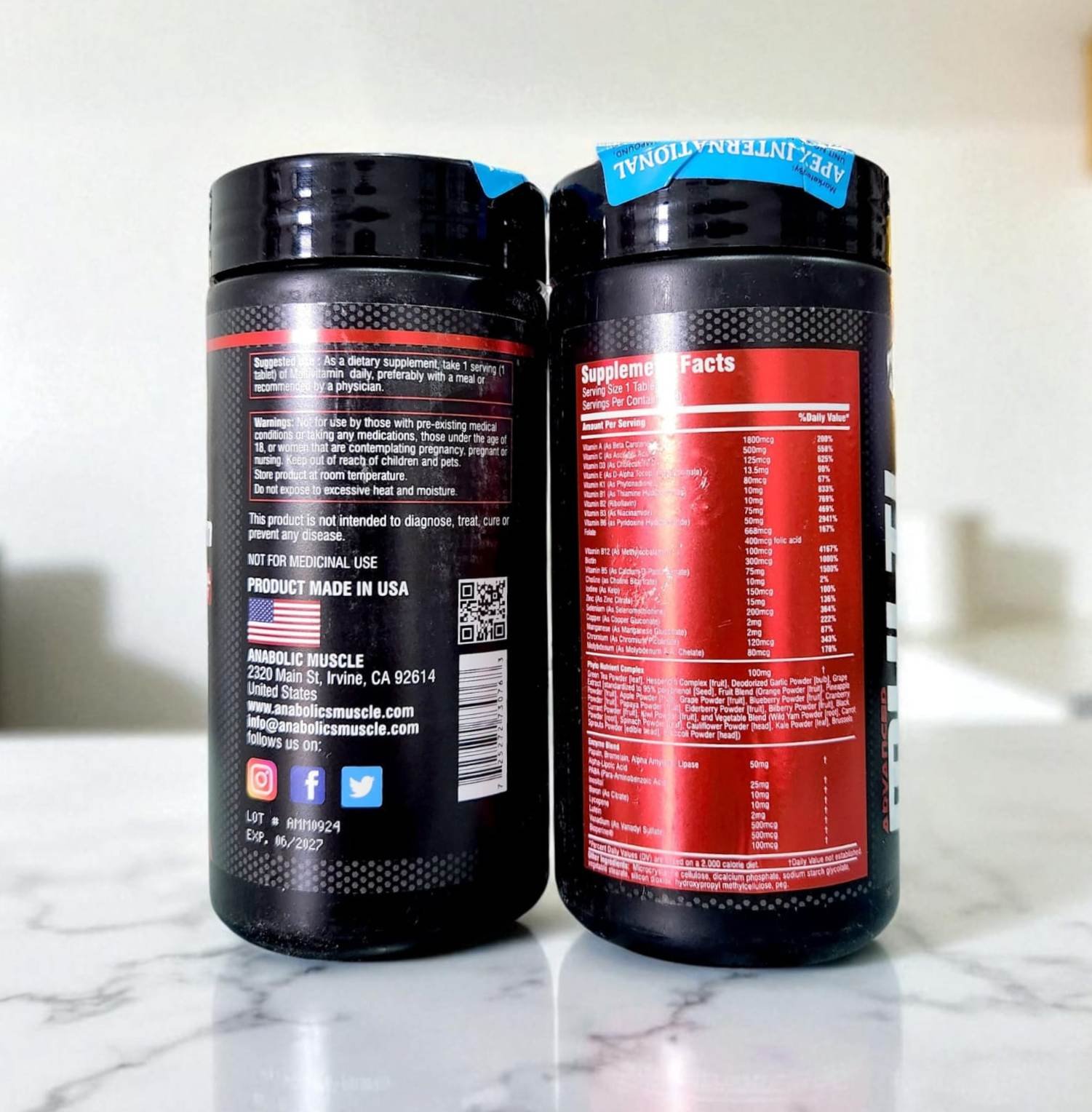 Anabolic Muscle Multivitamin 60 Tablets