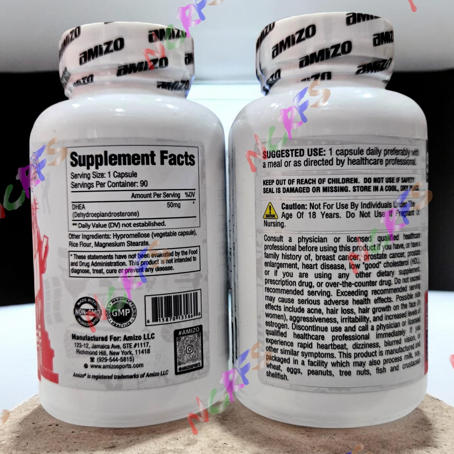 Amizo DHEA 50mg 90 Capsules