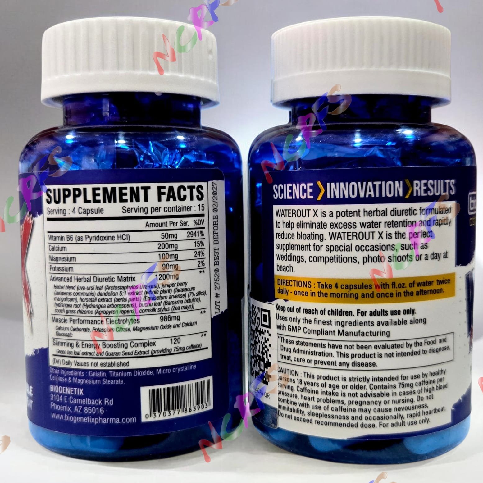 Biogenetix Water Out Natural Diuretic 60 Capsules