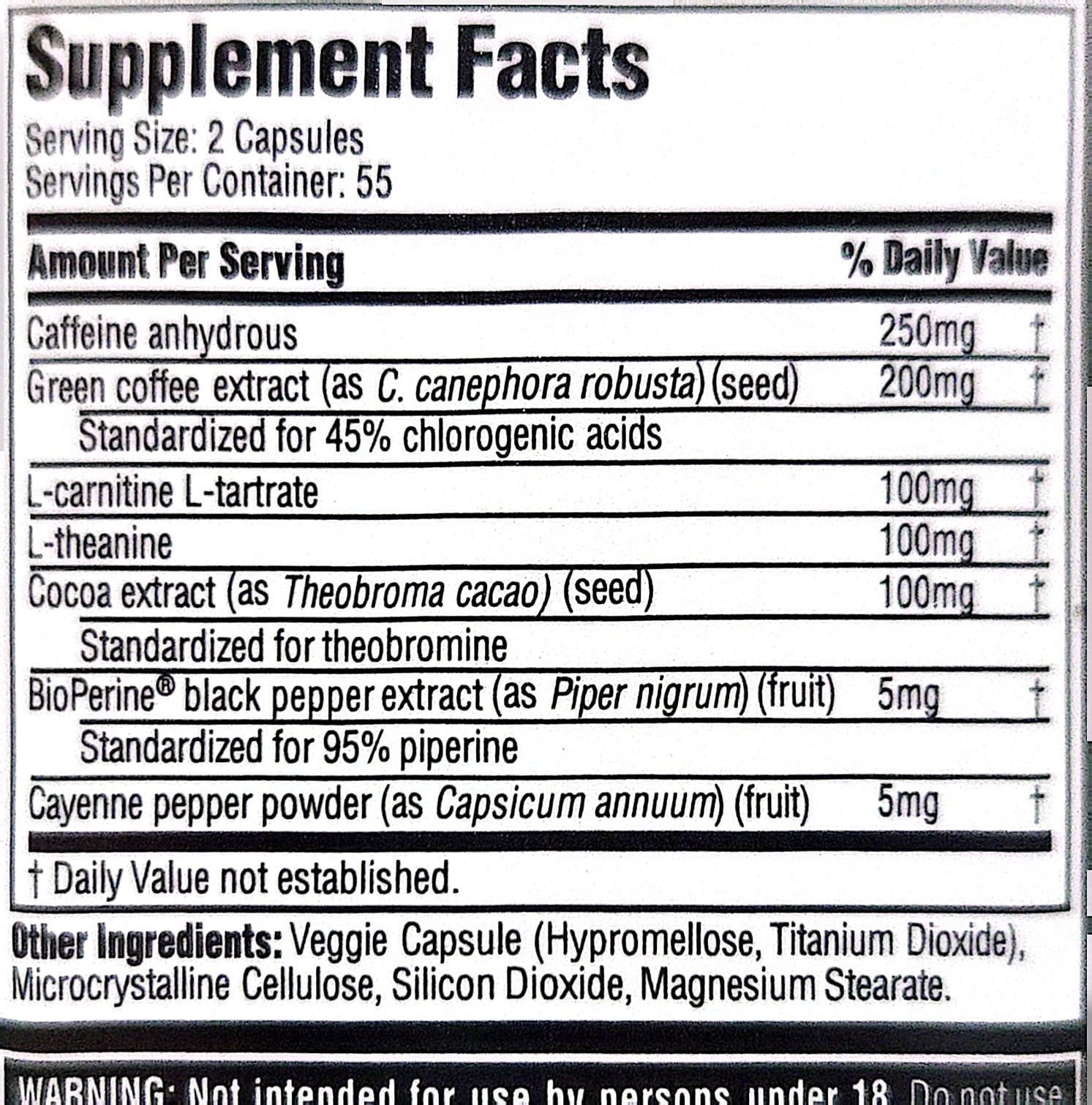 MuscleTech Hydroxycut Elite 110 Capsules (USA)