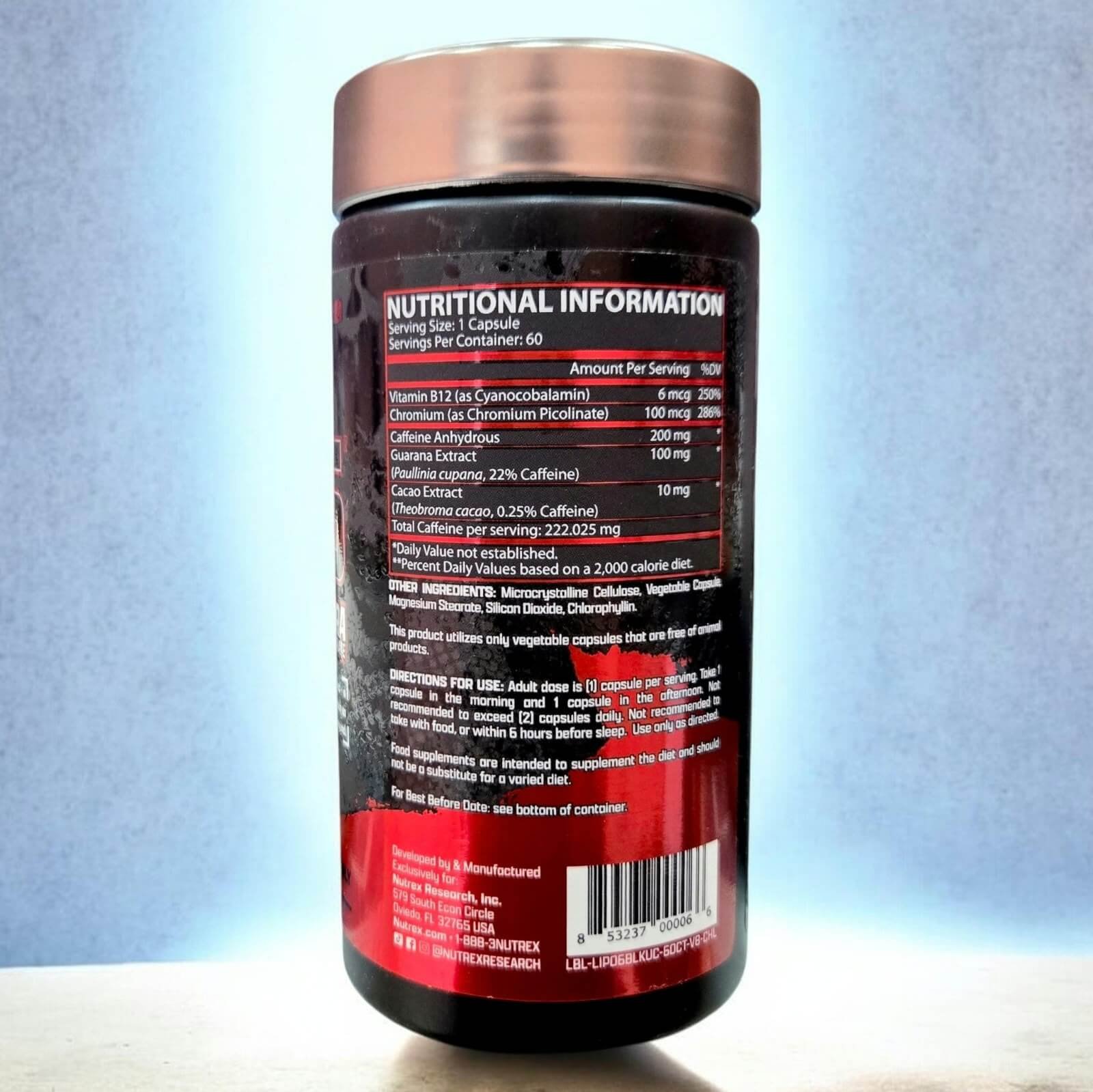 Nutrex Lipo 6 UC 60 Capsules