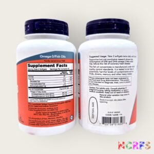 Now Foods 1000mg Omega 3, 100 Softgels