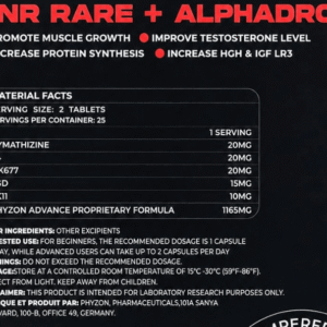 Phyzon Labz ANR Rare + Alphadrol 2500MG 50 Tablets