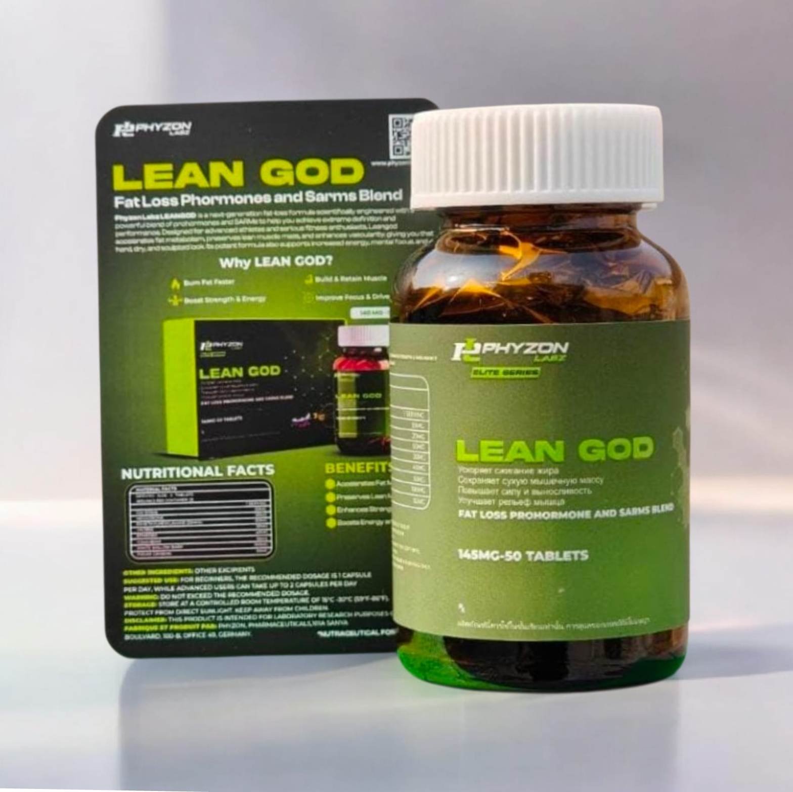 Phyzon Labz Lean God 145mg 50 Capsules