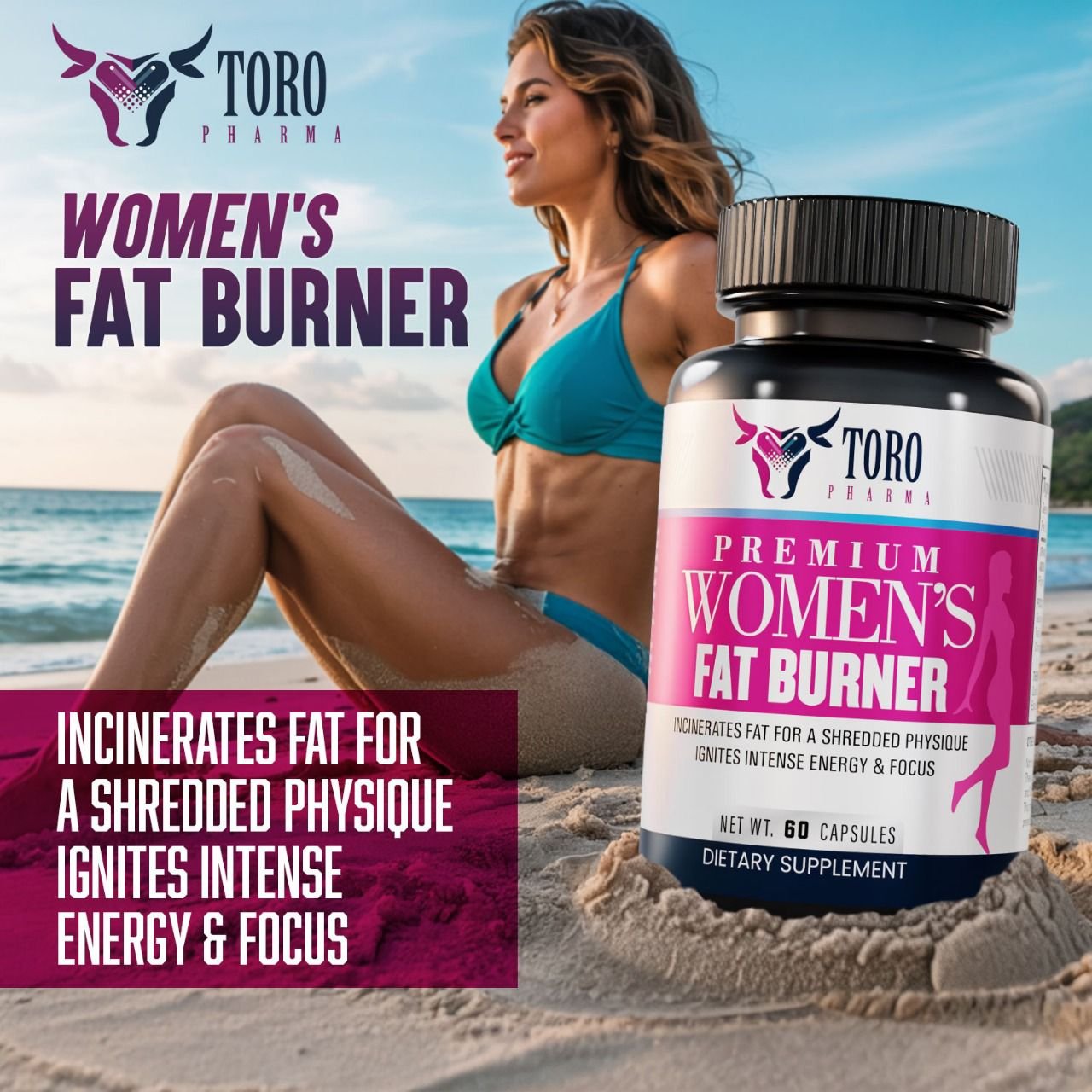 TORO Pharma Women’s Fat Burner 60 Tablets