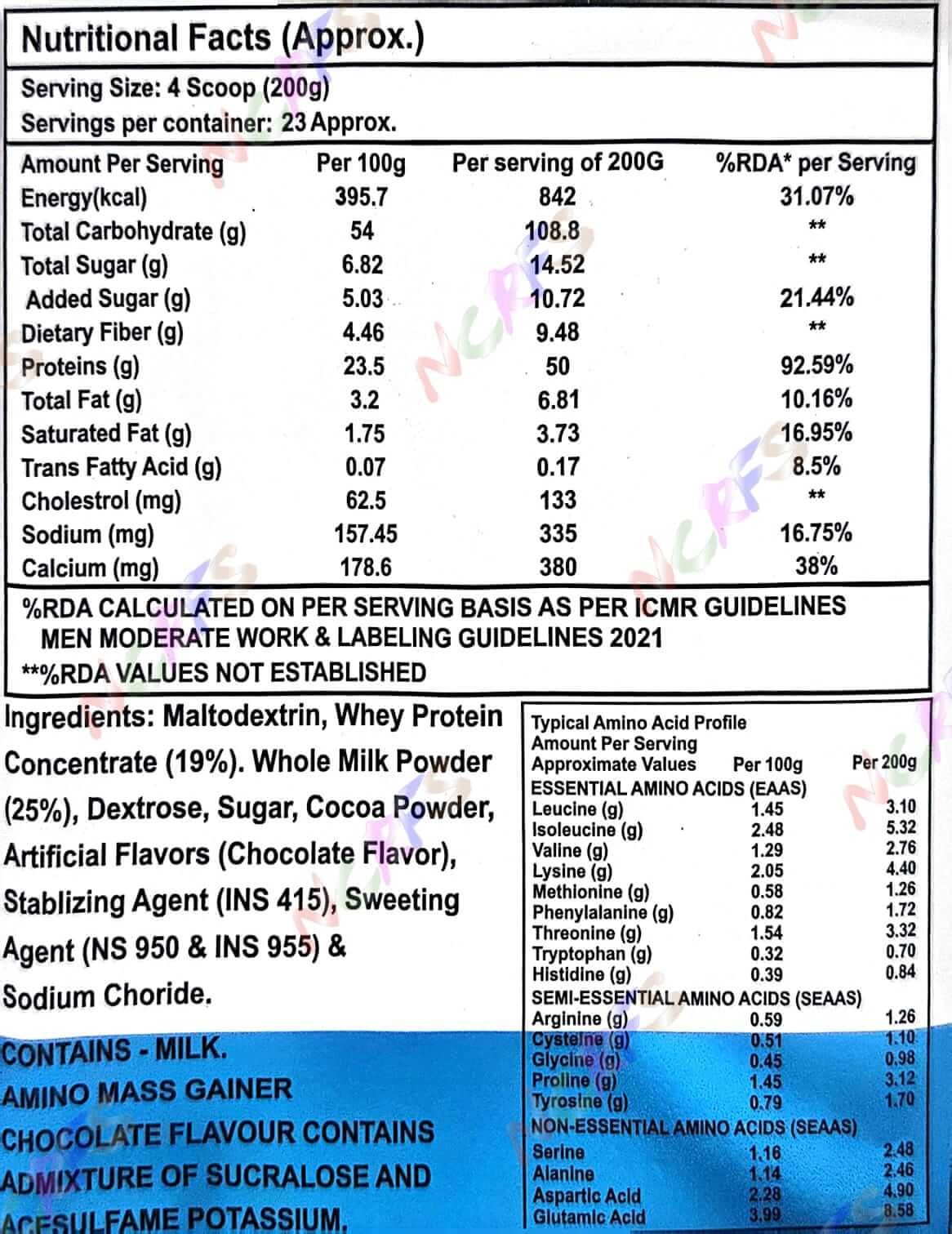 Anabolic Veinz Amino Mass