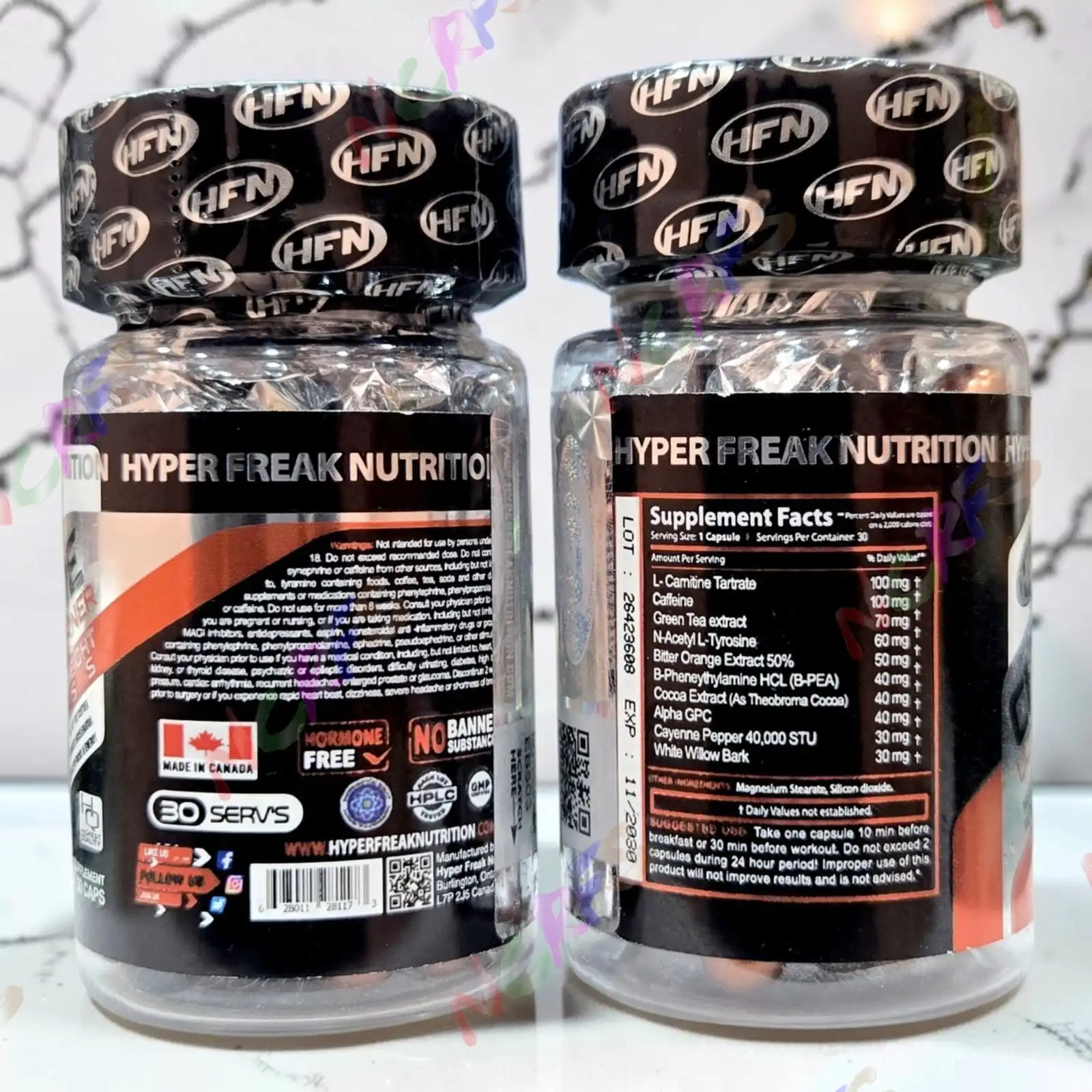 HFN Cut Fire Fat Burner 30 Capsules